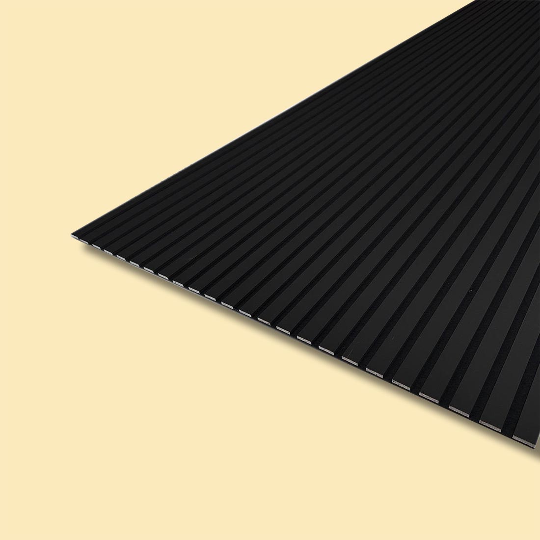Wandpaneel der neuen Generation, Schwarz, 100 x 275 cm