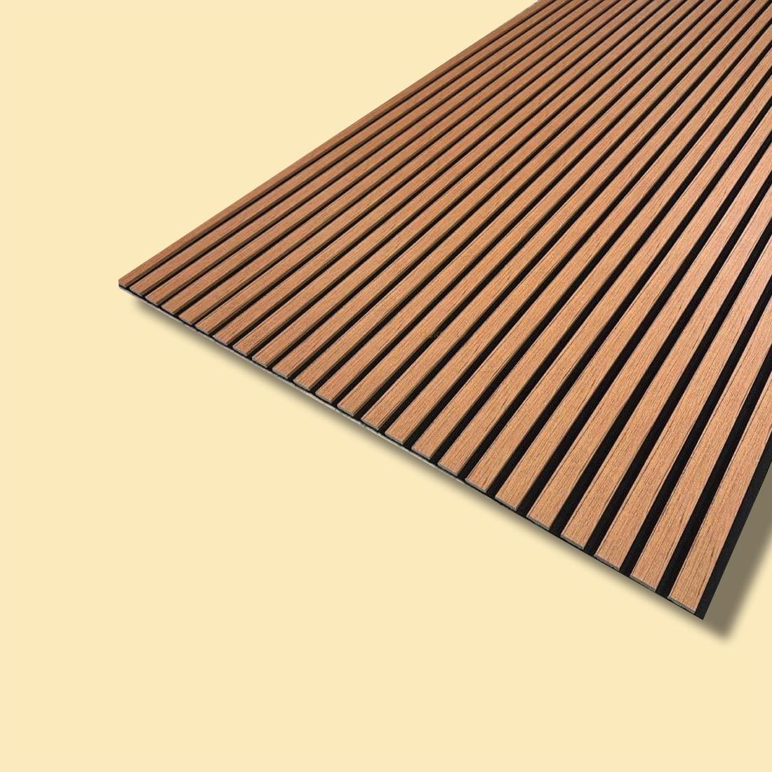 Täfelungswandpaneel der neuen Generation, Teakholz, 100 x 275 cm