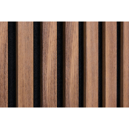 Akustik Paneel WP Plus 3 Farbe Wallnuss 2400 x 600 mm - 3 Seiten Beschichtet