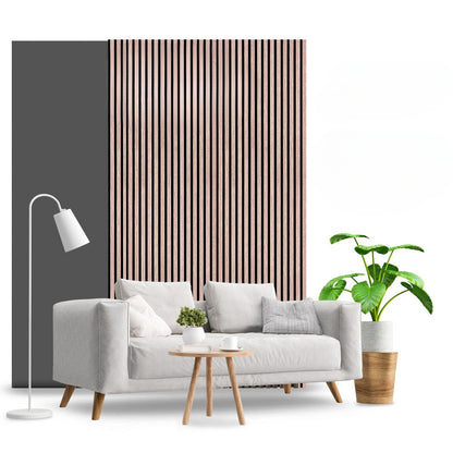 Akustik Paneel WP Plus 3 Farbe Eiche 2400 x 600 mm - 3 Seiten Beschichtet