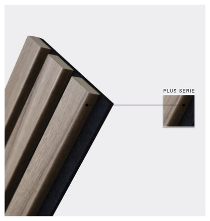 Akustik Paneel WP Plus 3 Farbe Wallnuss 2400 x 600 mm - 3 Seiten Beschichtet