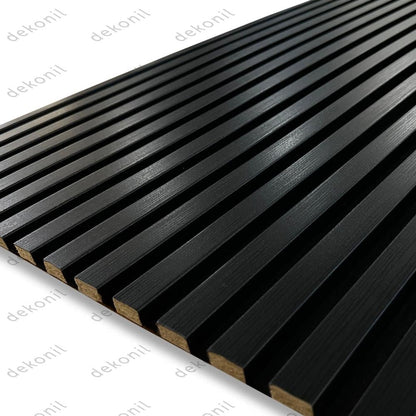 Lux Akustikpaneel Wandpaneel Schwarz 60*280 cm