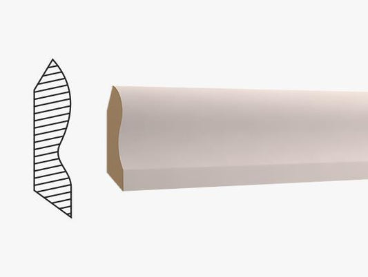 4' Sockelleiste (10mm)