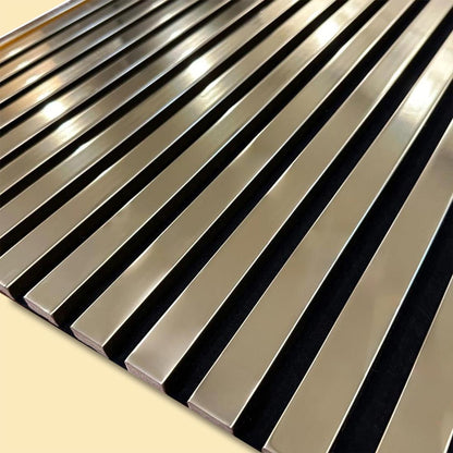 Lux Akustikpaneel Wandpaneel Gold 60*280 cm