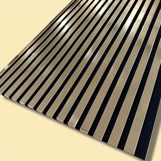 Lux Akustikpaneel Wandpaneel Gold 60*280 cm